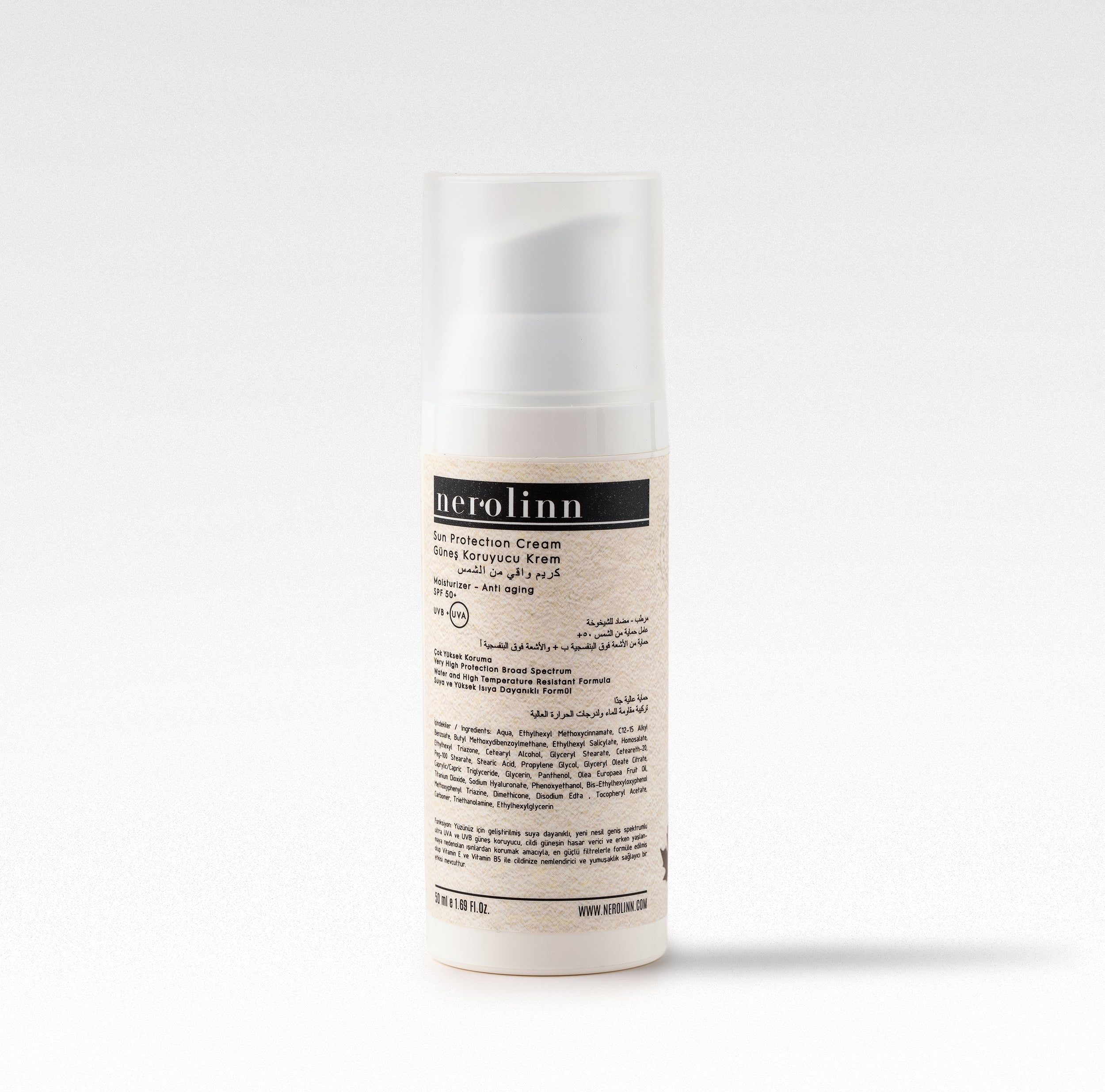 Güneş Koruyucu Yüz Kremi 50 ml