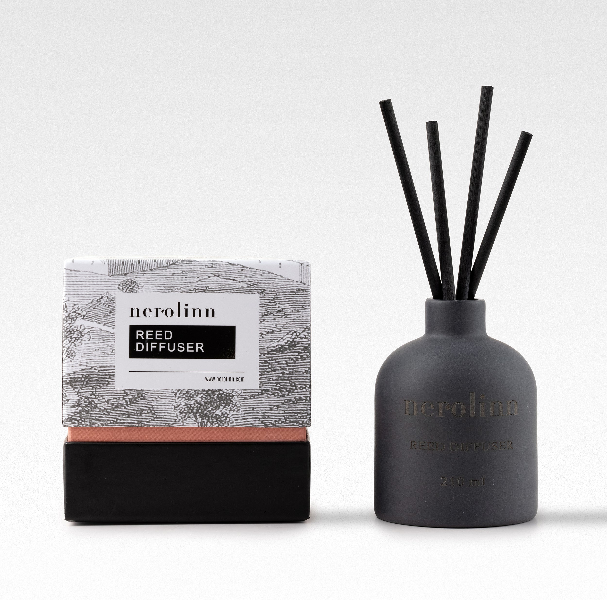 Reed Diffuser - Siyah Seramik - Esans varyasyonlu